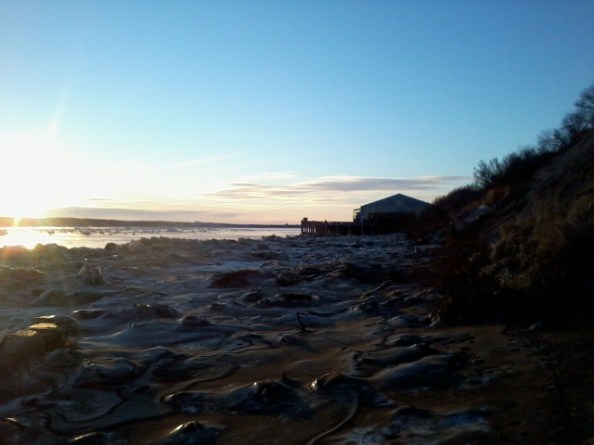 Looking downstream toward Alaska General Seafoods cannery